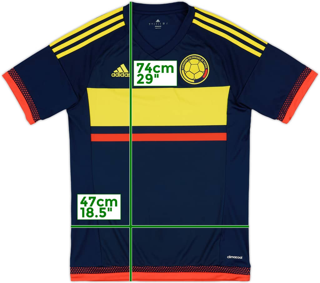 2015 Colombia Copa America Away Shirt - 9/10 - (S)