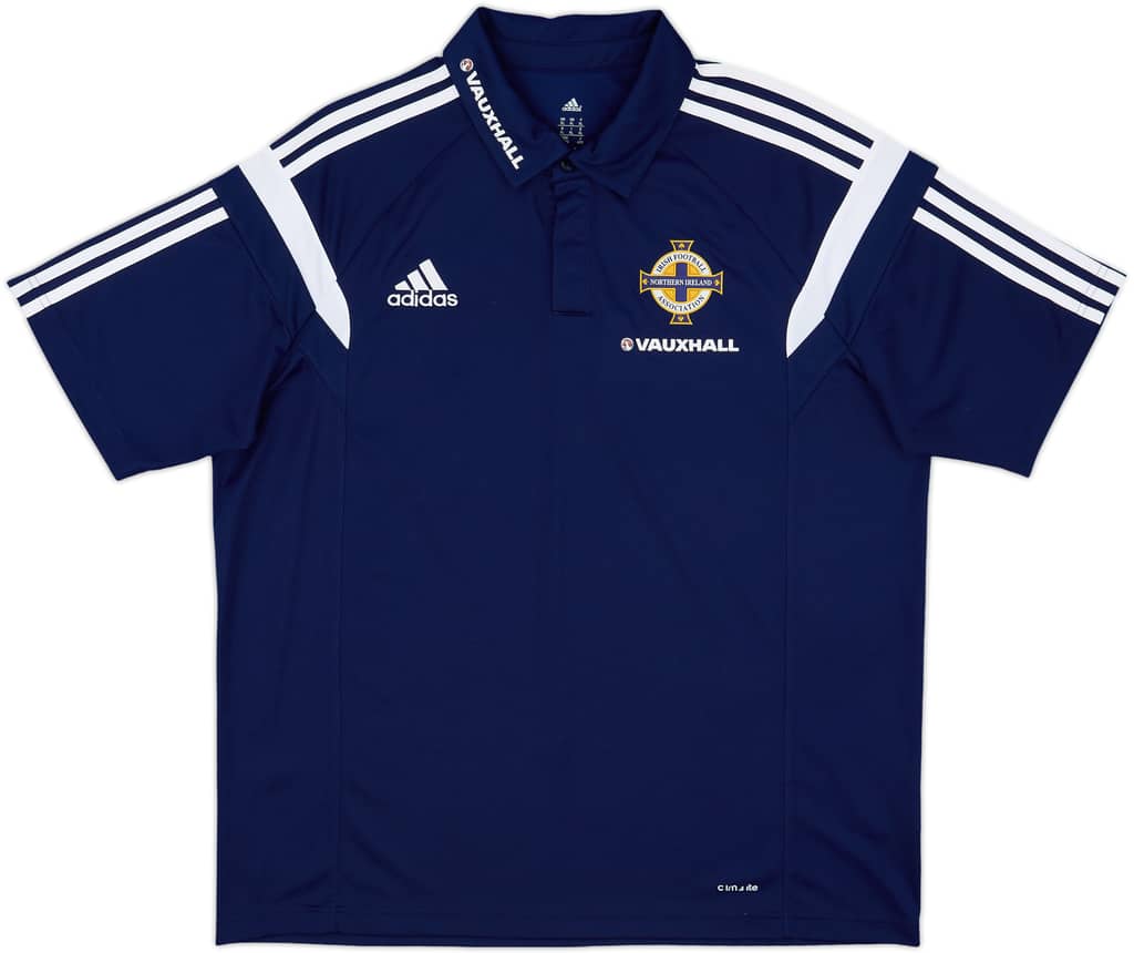 2013-14 Northern Ireland adidas Polo Shirt - 9/10 - (XL)