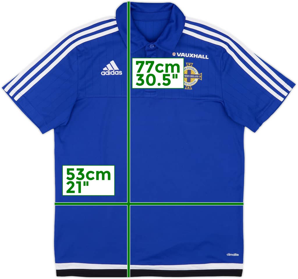 2015-16 Northern Ireland adidas Polo Shirt - 10/10 - (M)