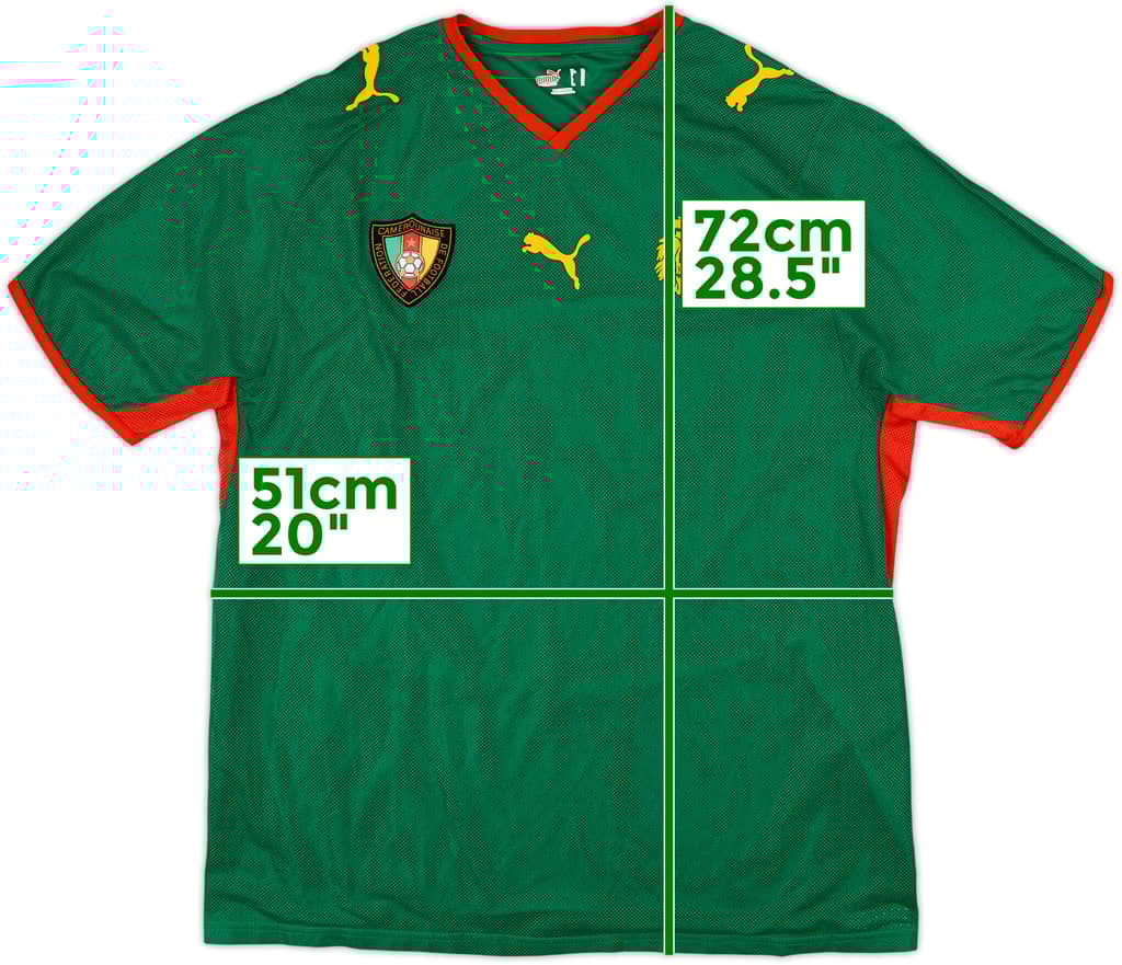 2008-09 Cameroon Home Shirt - 8/10 - (XL)