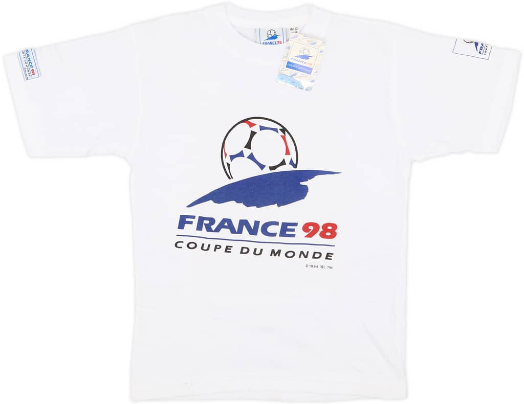 1998 France 98 Coupe du Monde Training Shirt (M.Boys)