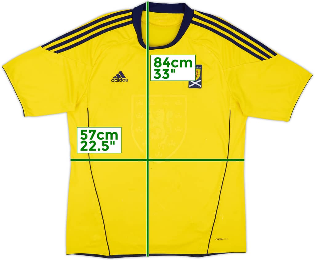 2010-11 Scotland Away Shirt - 7/10 - (XL)