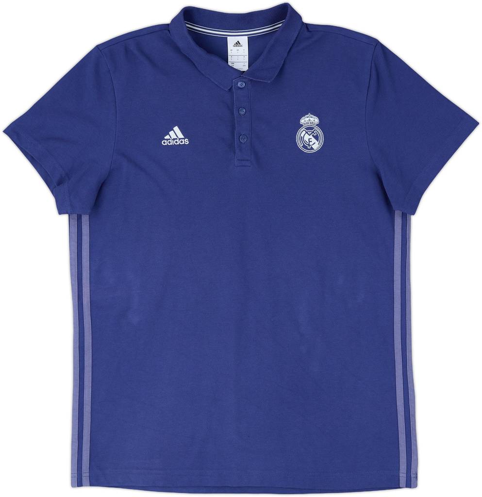 2016-17 Real Madrid adidas Polo Shirt - 9/10 - (L)
