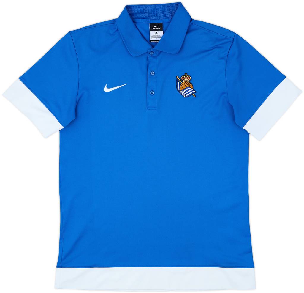 2013-14 Real Sociedad Nike Polo Shirt - 9/10 - (M)