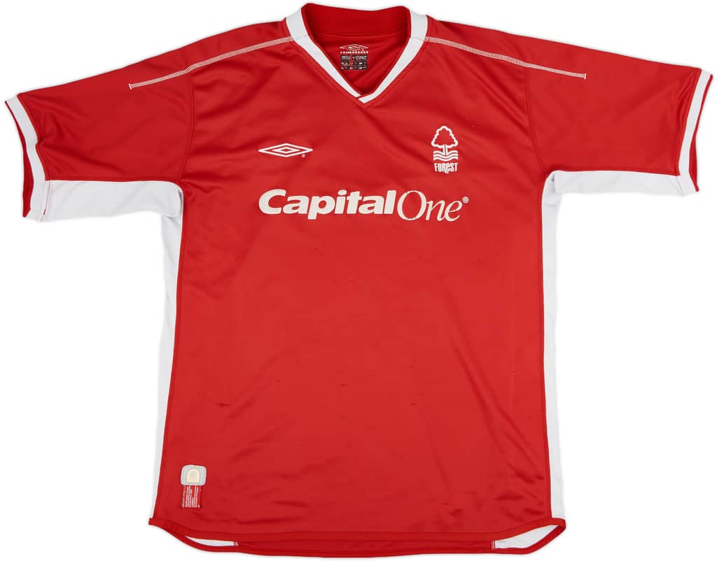 2002-03 Nottingham Forest Home Shirt - 6/10 - (XL)