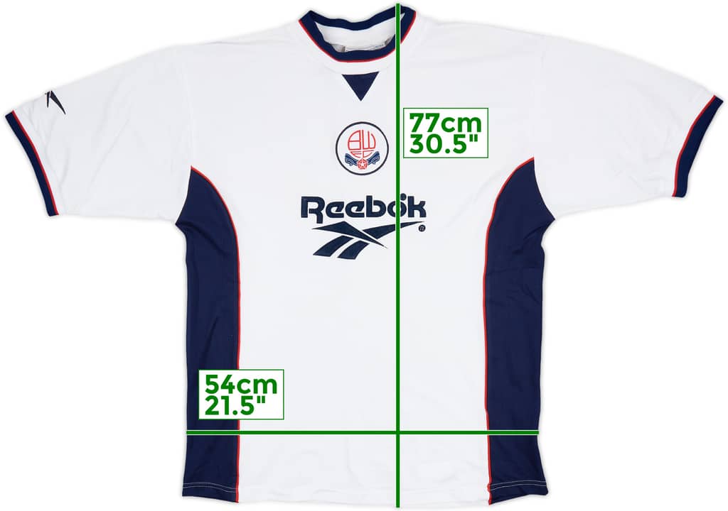 1997-98 Bolton Home Shirt - 7/10 - (L)