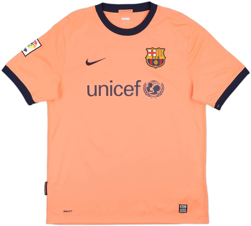 2009-10 Barcelona Away Shirt A.Iniesta #8 - 9/10 - (L)