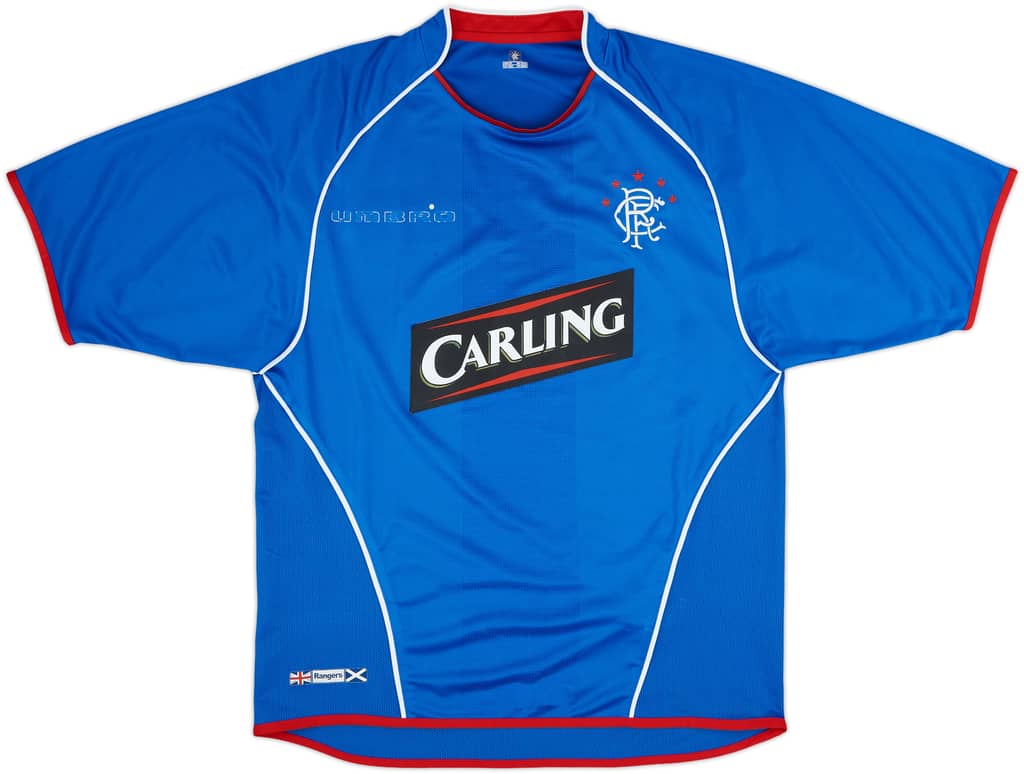 2005-06 Rangers Home Shirt - 4/10 - (M)