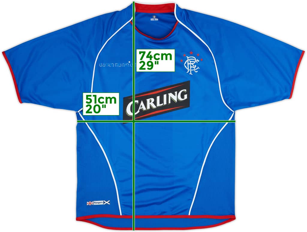 2005-06 Rangers Home Shirt - 4/10 - (M)