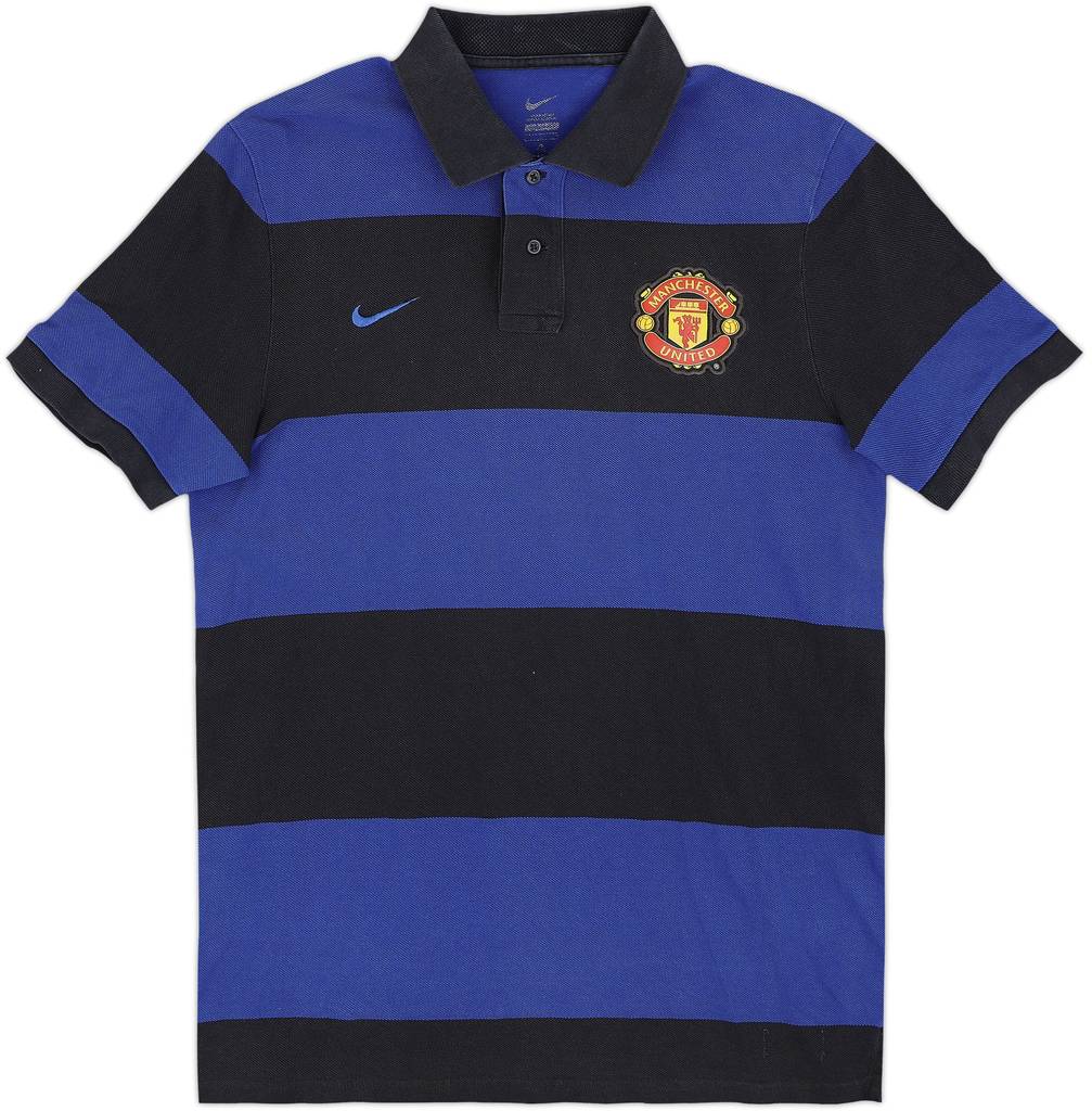 2011-12 Manchester United Nike Polo Shirt - 7/10 - (L)