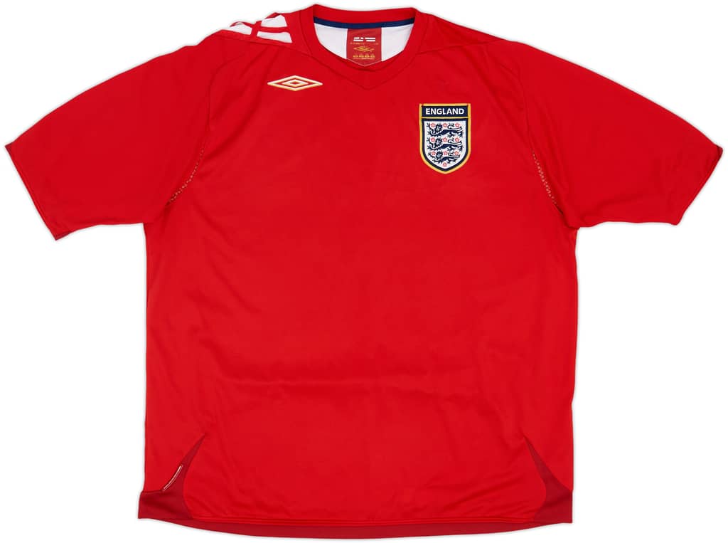 2006-08 England Away Shirt - 4/10 - (XXL)