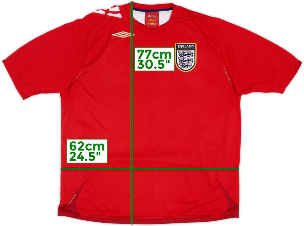 2006-08 England Away Shirt - 4/10 - (XXL)