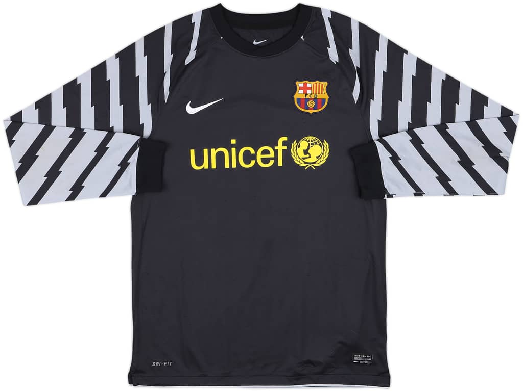 2010-11 Barcelona GK Shirt V.Valdes #1- 5/10 - (M)