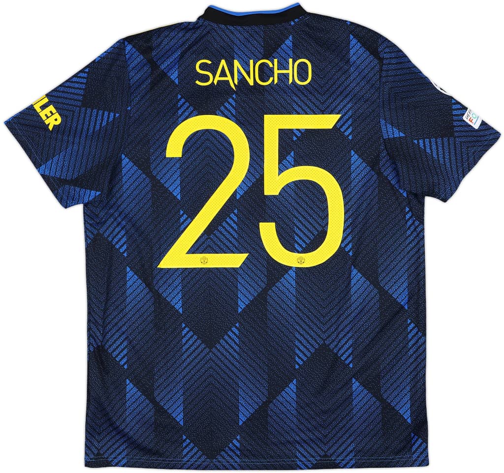 2021-22 Manchester United Third Shirt Sancho #25 - 10/10 - (XL)