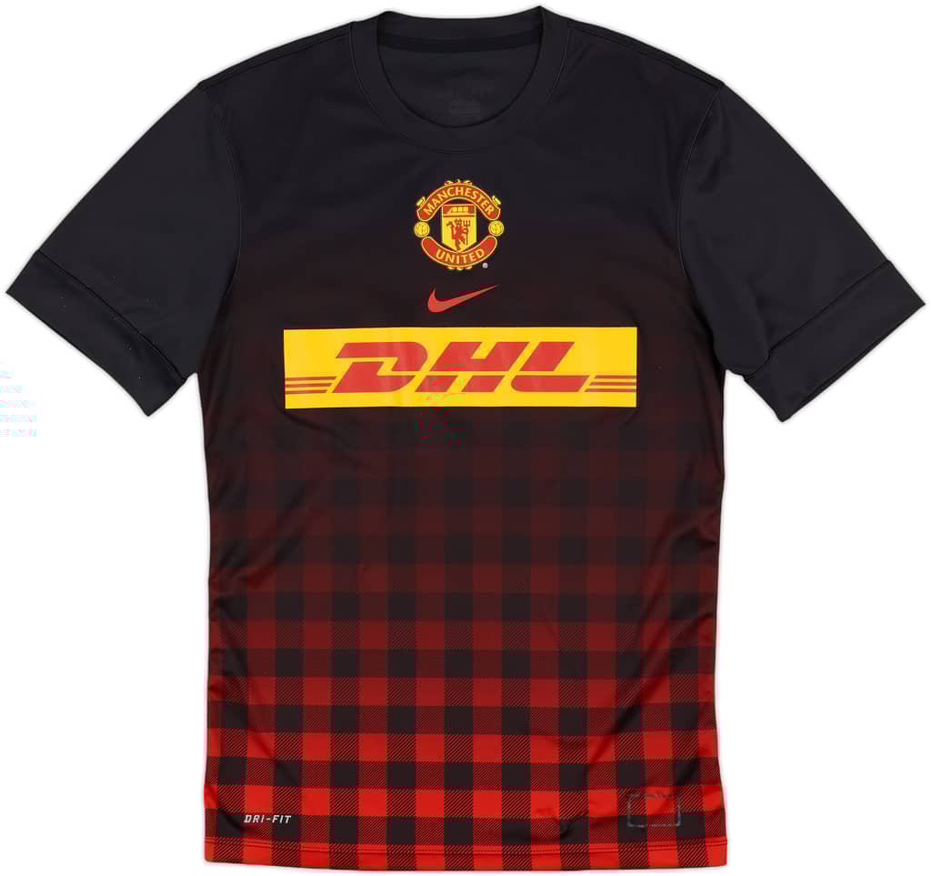 2013-14 Manchester United Nike Training Shirt - 8/10 - (S)