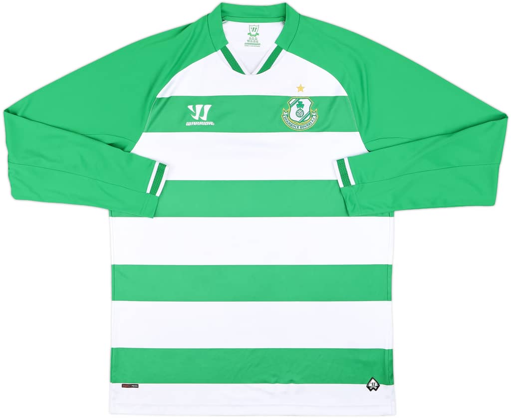 2014-15 Shamrock Rovers Home L/S Shirt - 8/10 - (XL)