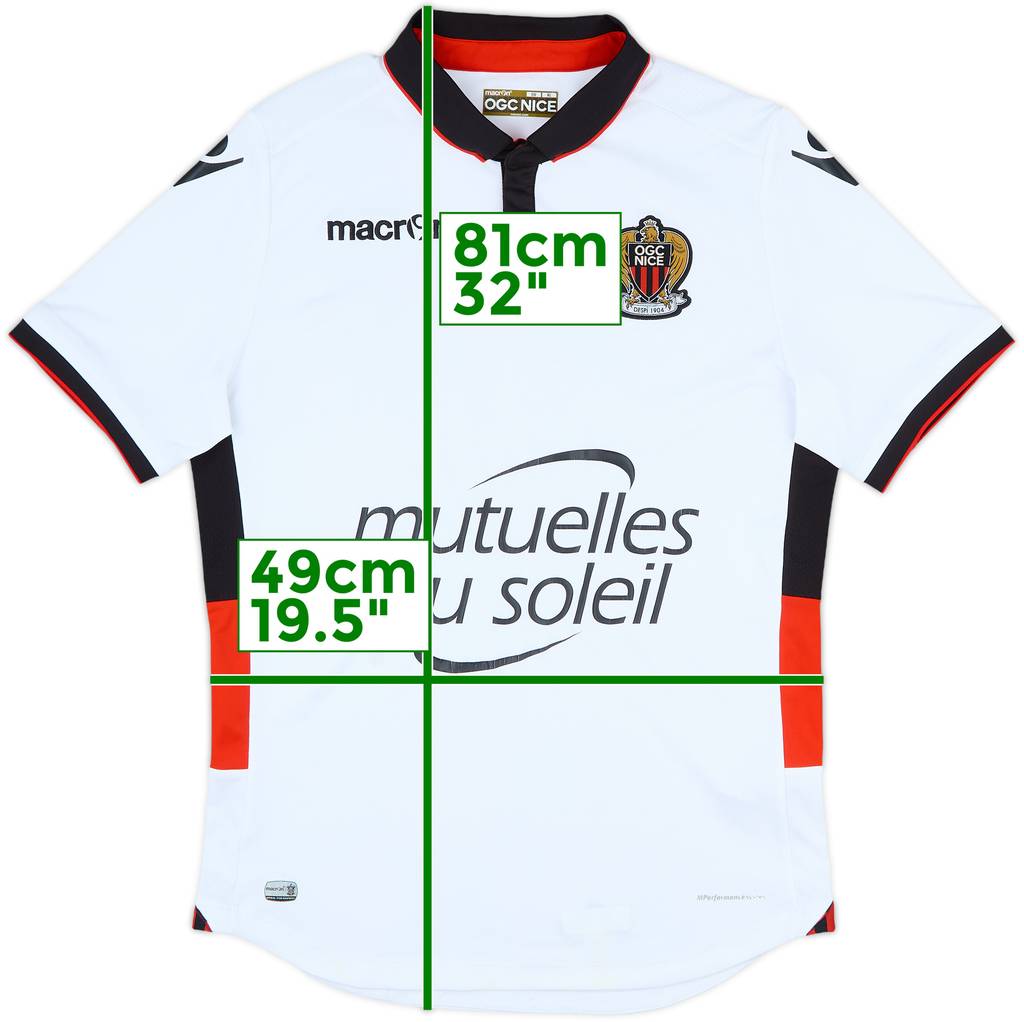 2016-17 Nice Away Shirt - 7/10 - (XL)