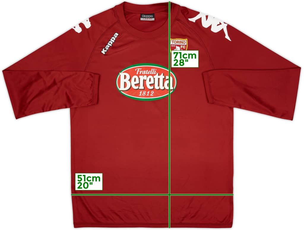 2013-14 Torino Kappa Training L/S Shirt - 8/10 - (L)