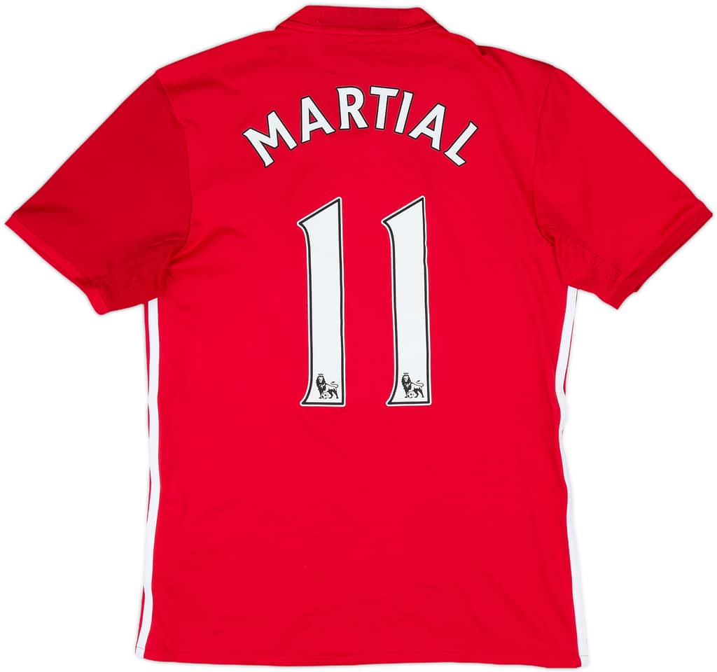 2016-17 Manchester United Home Shirt Martial #11 - 8/10 - (S)