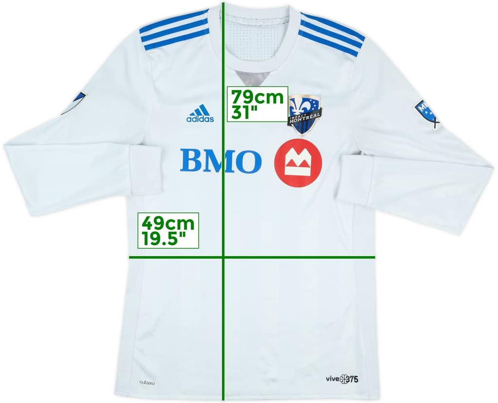 2017 Montreal Impact Authentic Away L/S Shirt - 6/10 - (L)