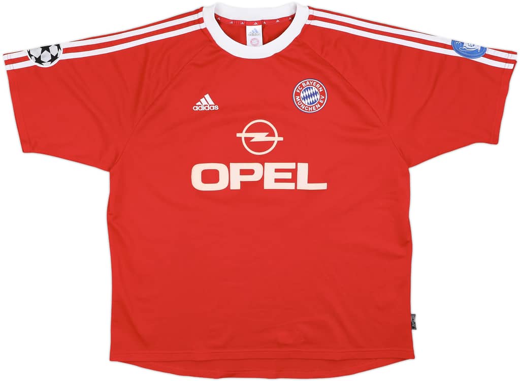 2001-02 Bayern Munich CL Shirt Jancker #19 - 7/10 - (XXL)