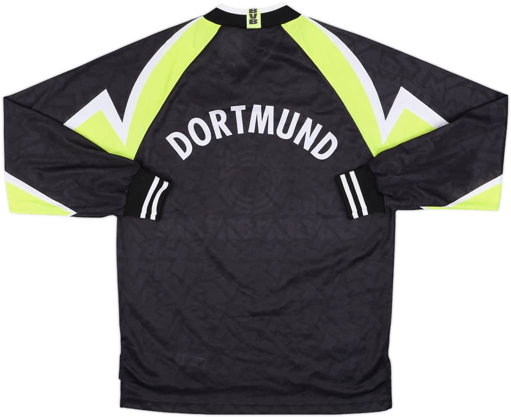 1995-96 Borussia Dortmund Away L/S Shirt - 9/10 - (S)