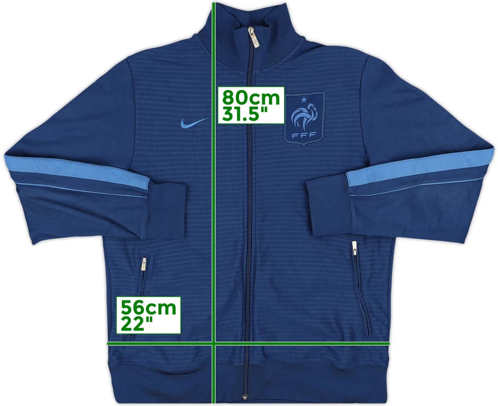 2012-13 France Nike Track Jacket - 8/10 - (XL)