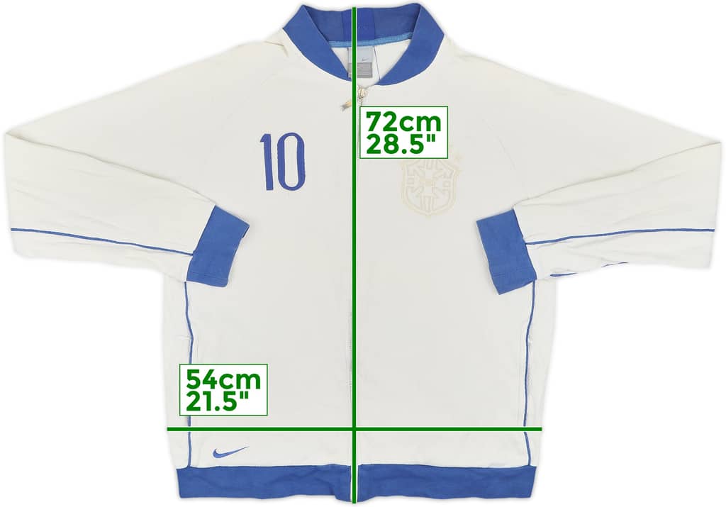 2006-07 Brazil Nike Track Jacket - 6/10 - (L)