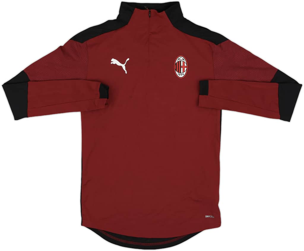 2019-20 AC Milan Puma 1/4 Zip Drill Top - 8/10 - (XS)