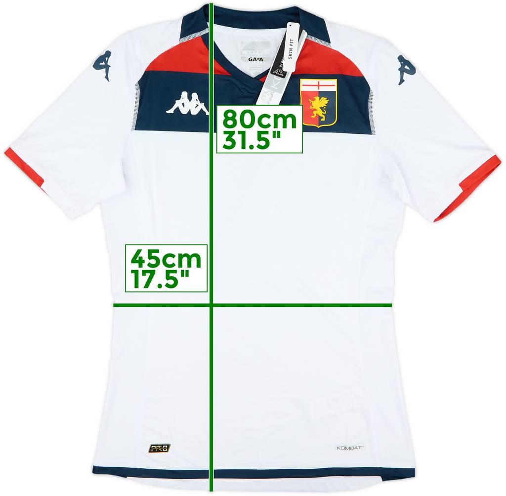 2023-24 Genoa Authentic Away Shirt (L)