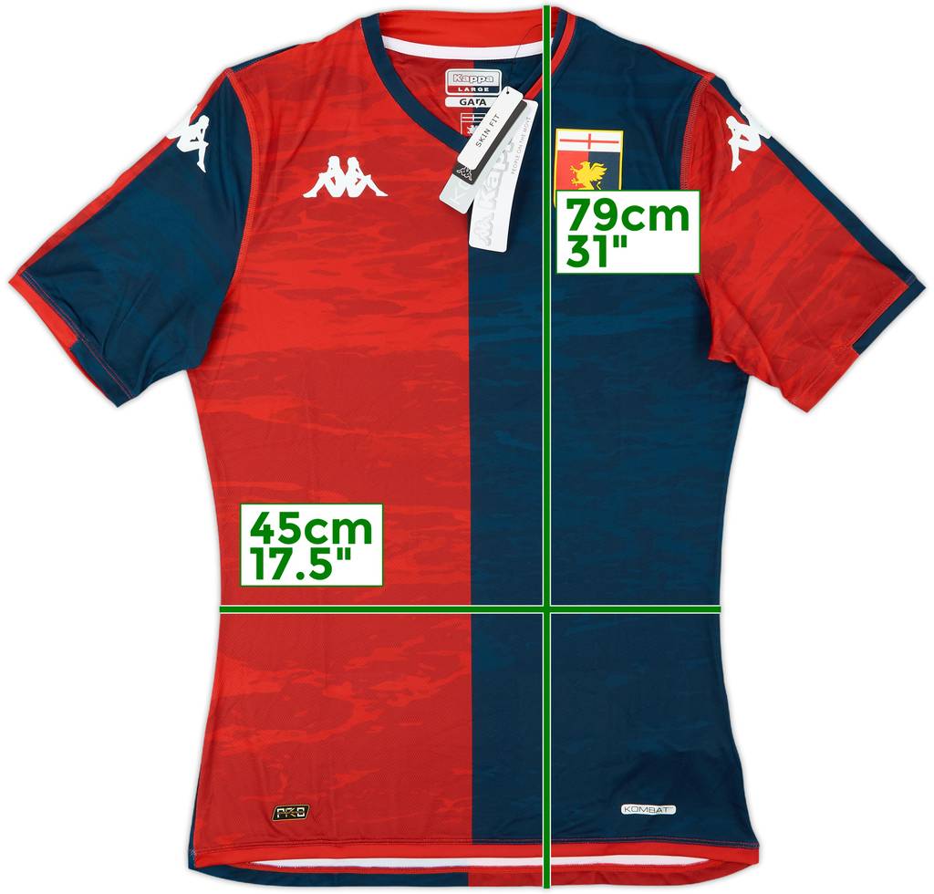 2023-24 Genoa Authentic Home Shirt (L)