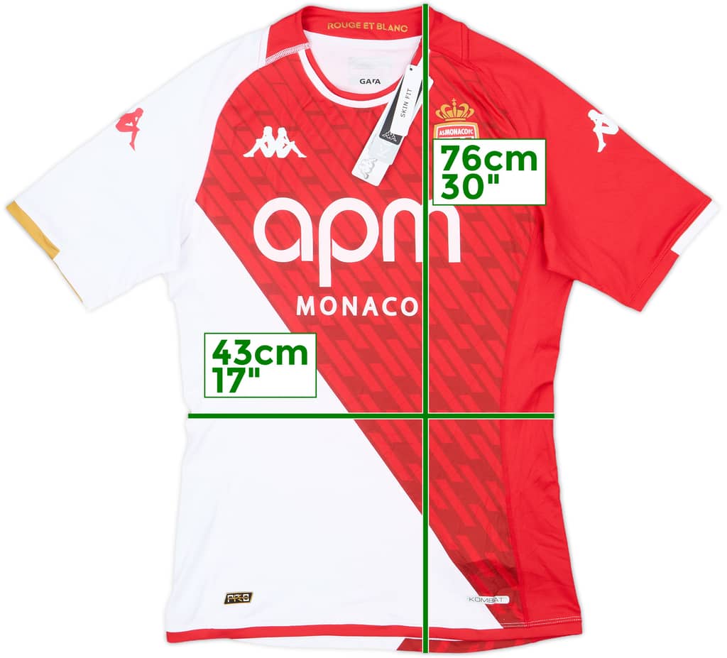 2022-23 Monaco Authentic Home Shirt (L)