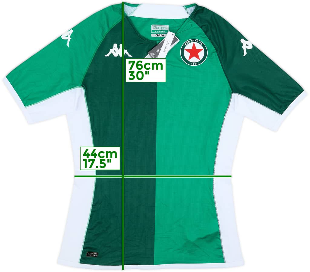 2022-23 Red Star FC Kappa Kombat Home Shirt (L)