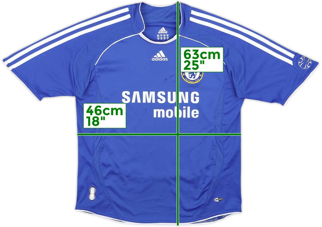 2006-08 Chelsea Home Shirt - 7/10 - (M.Boys)