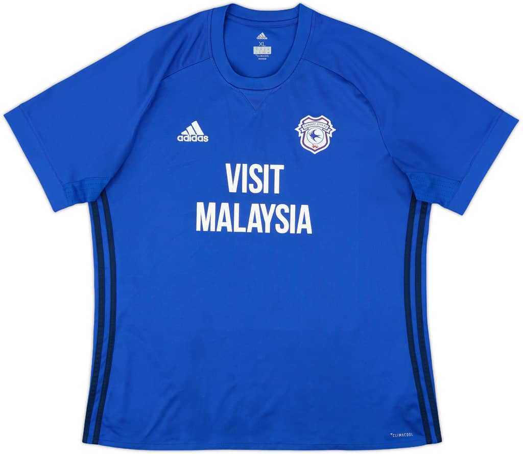 2017-18 Cardiff City Home Shirt - 9/10 - (XL)