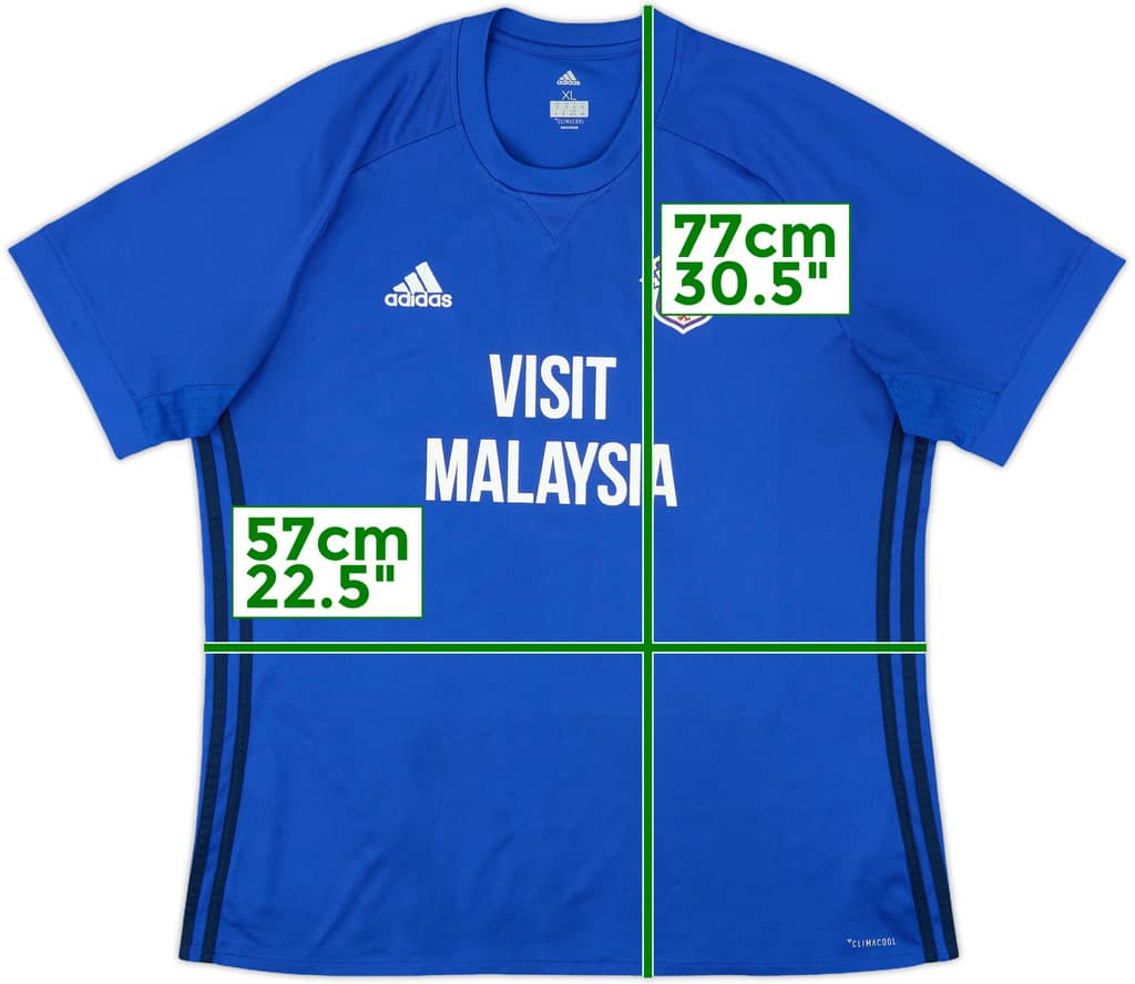 2017-18 Cardiff City Home Shirt - 9/10 - (XL)