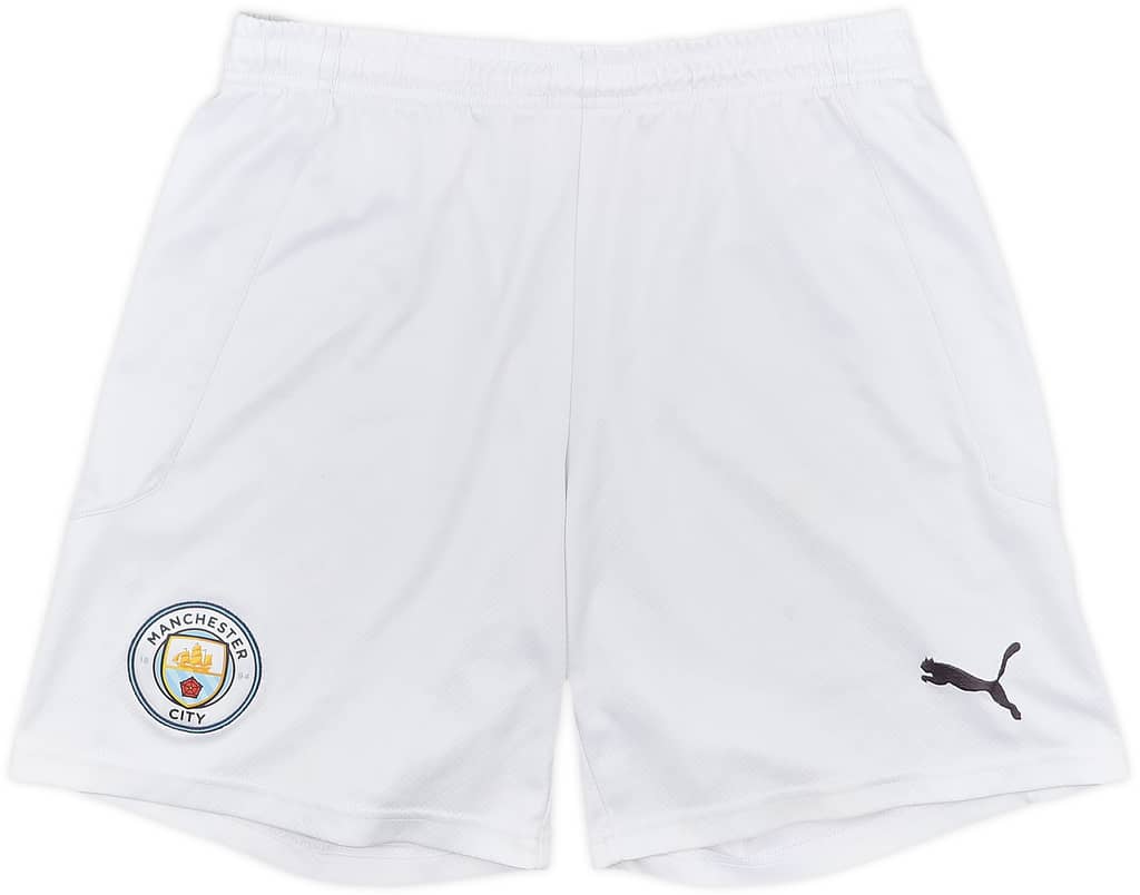 2020-21 Manchester City Home Shorts - 6/10 - (M)