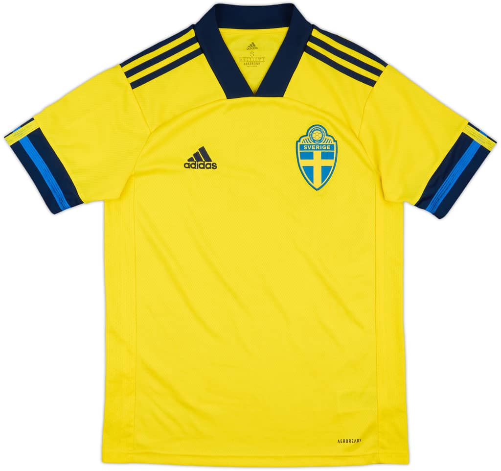 2020-21 Sweden Home Shirt - 8/10 - (S)