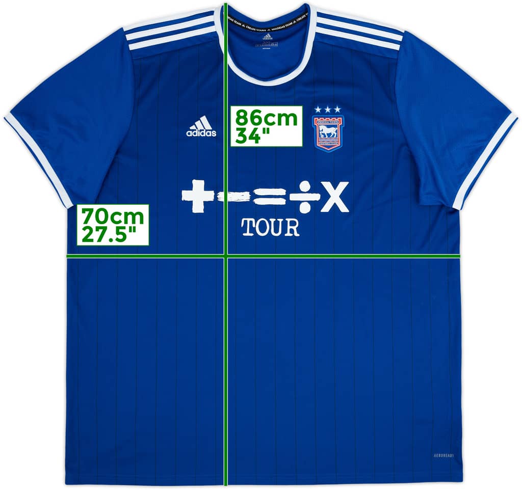 2021-22 Ipswich Home Shirt - 8/10 - (3XL)