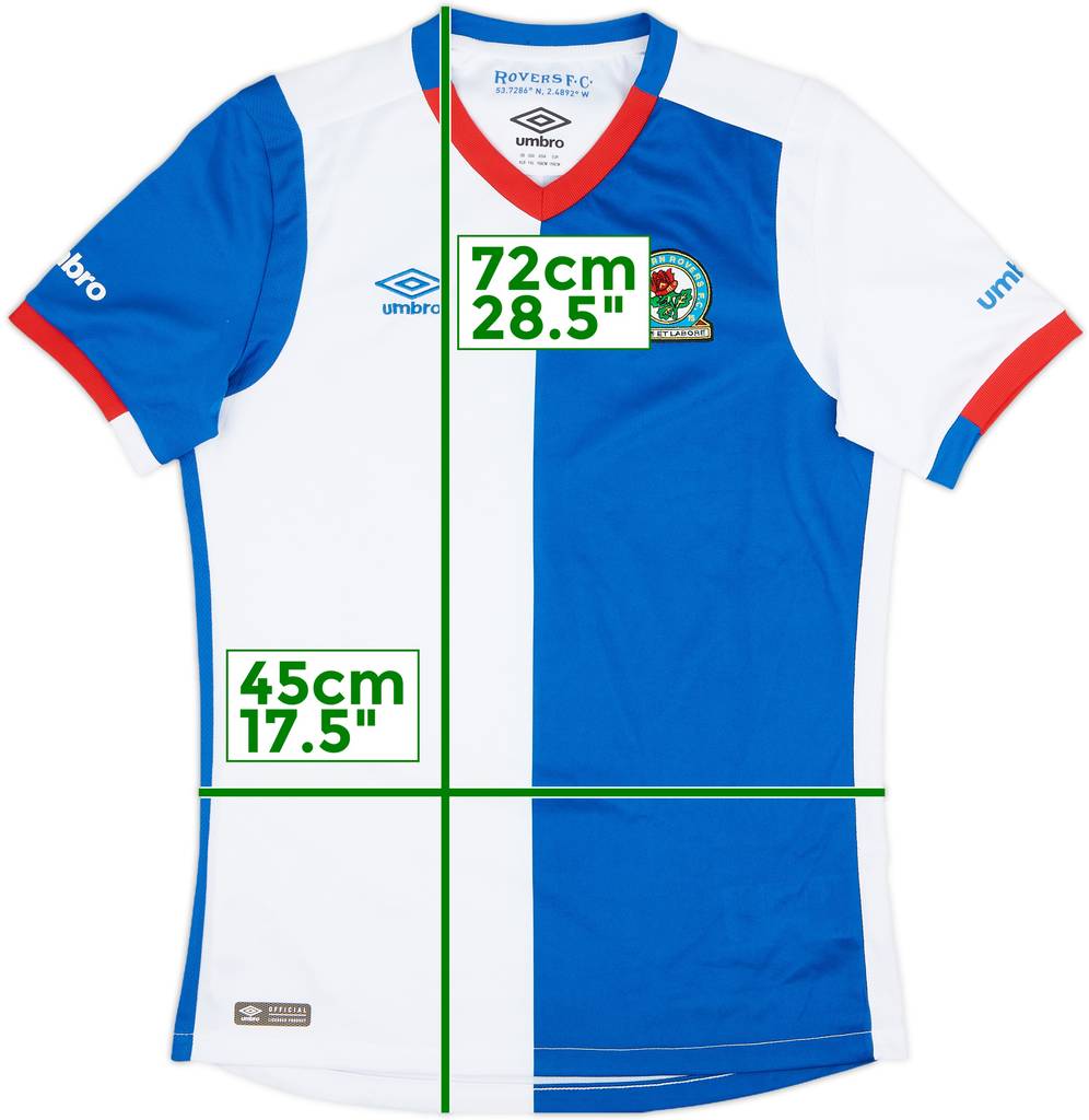 2016-17 Blackburn Home Shirt - 10/10 - (XL.Boys)