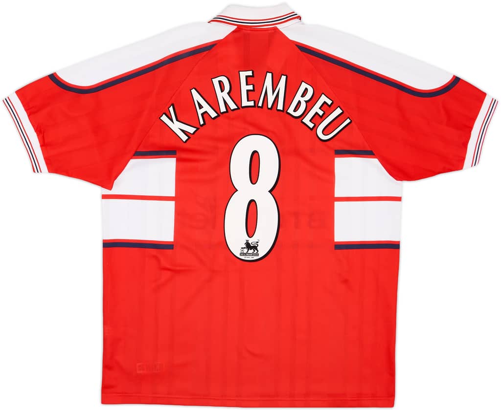 2000-01 Middlesbrough Home Shirt Karembeu #8 - 10/10 - (XL)