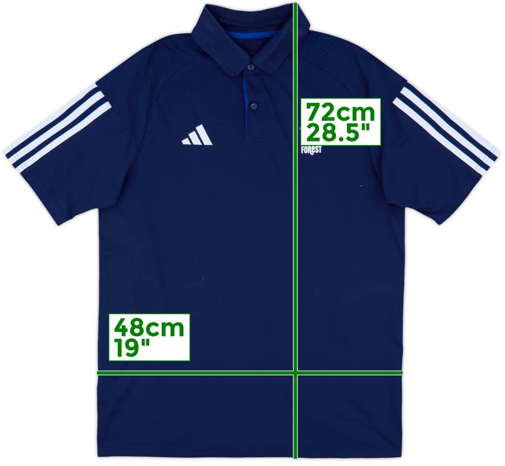 2023-24 Nottingham Forest adidas Polo Shirt - 9/10 - (M)