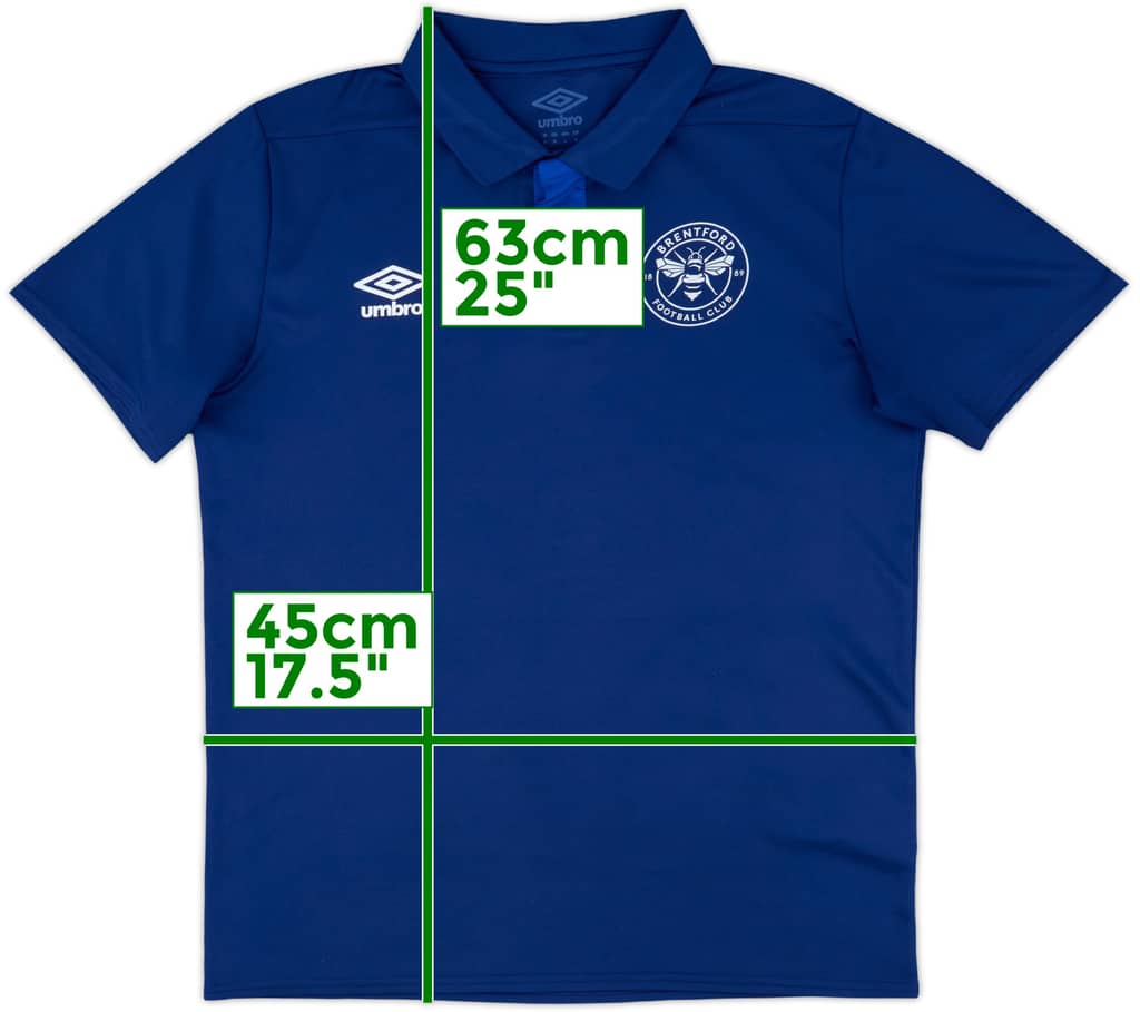 2020-21 Brentford Umbro Polo Shirt - 7/10 - (M)