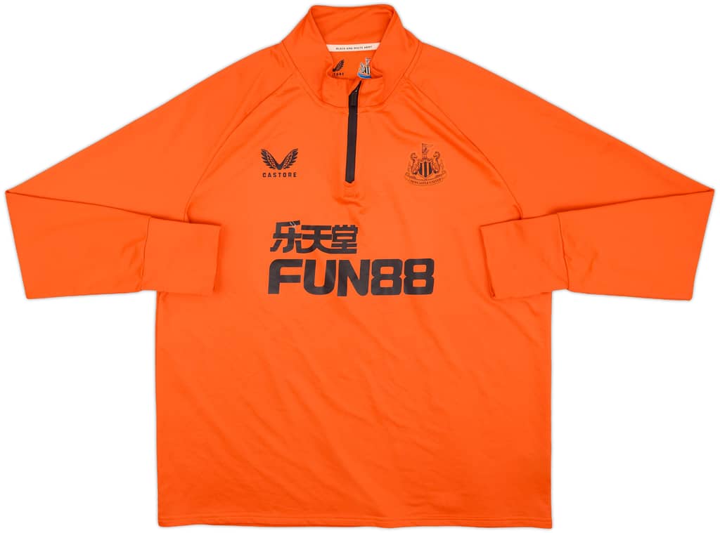 2021-22 Newcastle United Castore 1/4 Zip Training Top - 7/10 - (XXL)