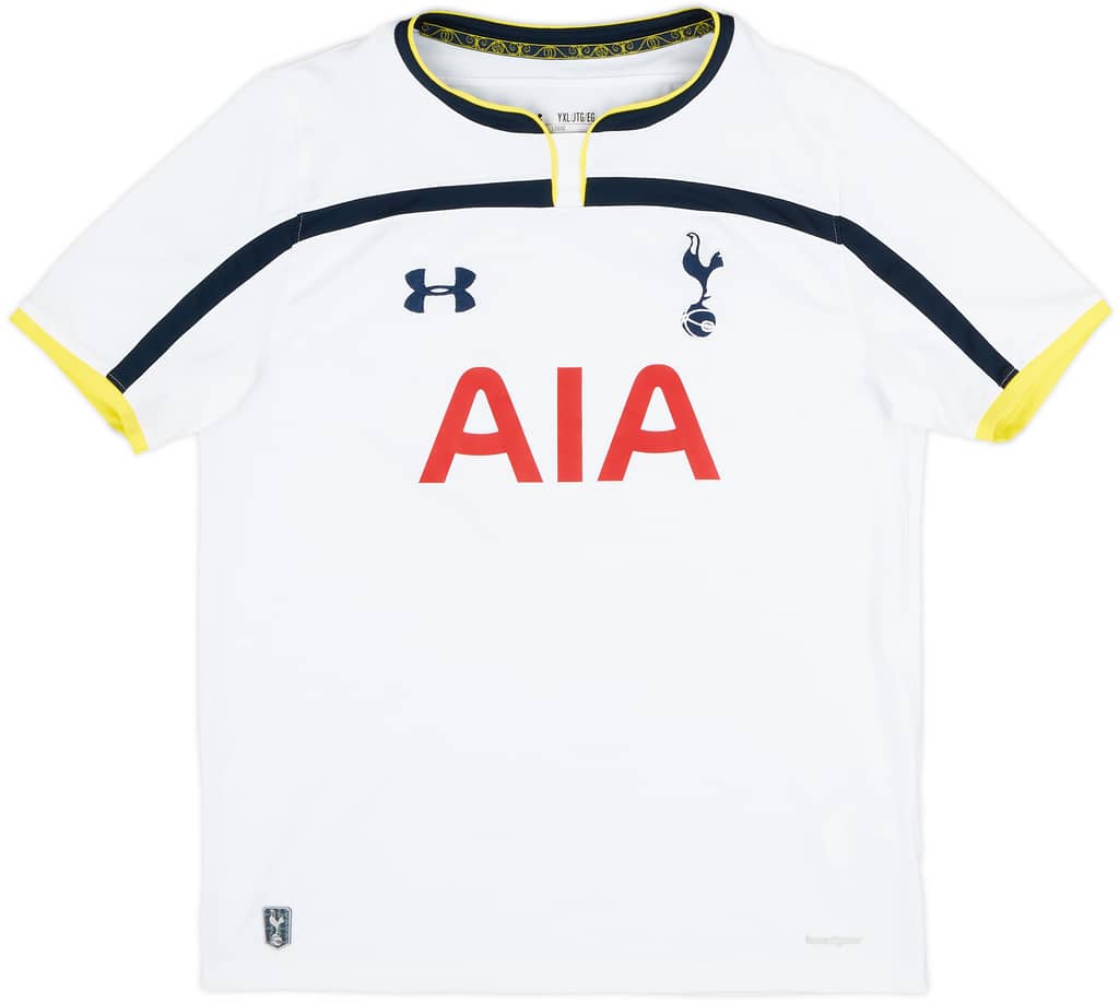 2014-15 Tottenham Home Shirt - 7/10 - (XL.Boys)