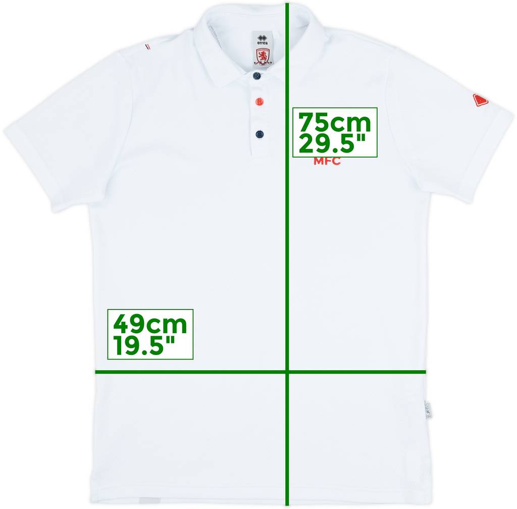 2005-06 Middlesbrough Errea Polo Shirt - 7/10 - (M)