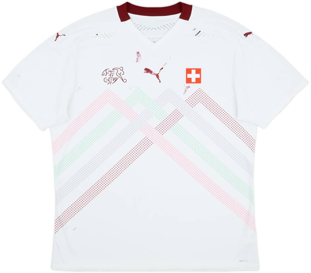 2020-21 Switzerland Away Shirt - 4/10 - (XXL)