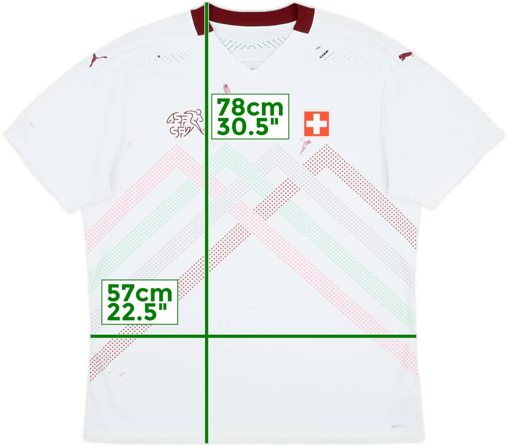 2020-21 Switzerland Away Shirt - 4/10 - (XXL)