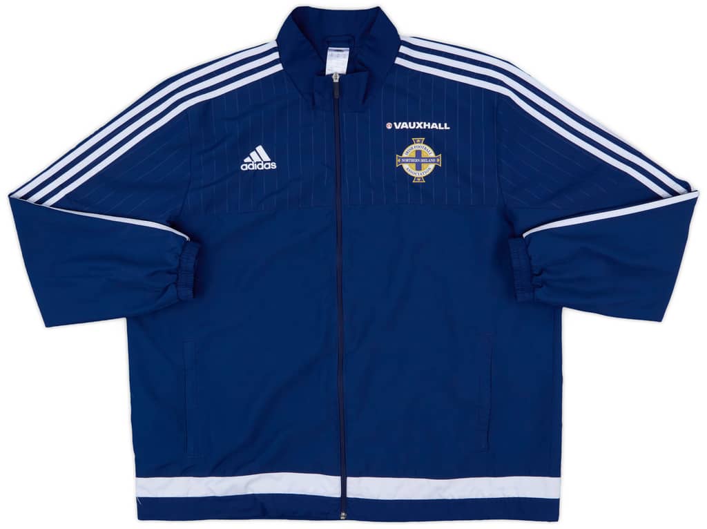 2015-16 Northern Ireland adidas Track Jacket - 8/10 - (XXL)