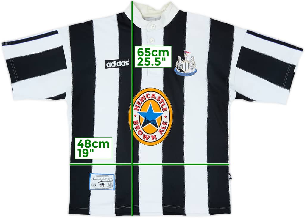 1995-97 Newcastle Home Shirt - 5/10 - (S)
